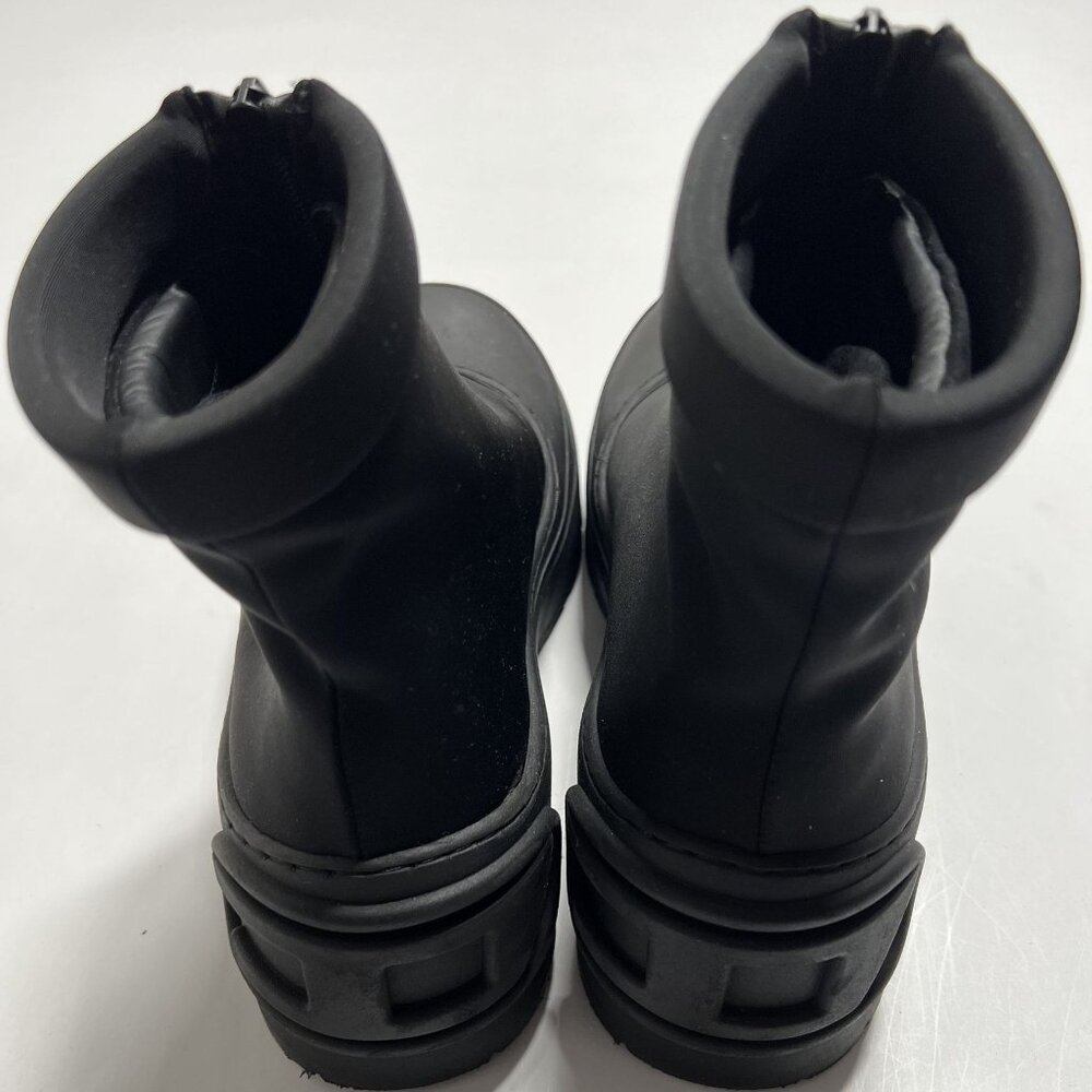 Diesel D-Donald CH Rubber Trimmed Ankle Boots in Black - Picture 5 of 9